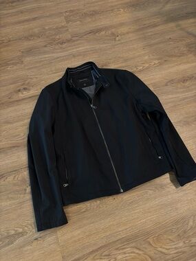 Banana Republic Black Lightweight Zip Jacket